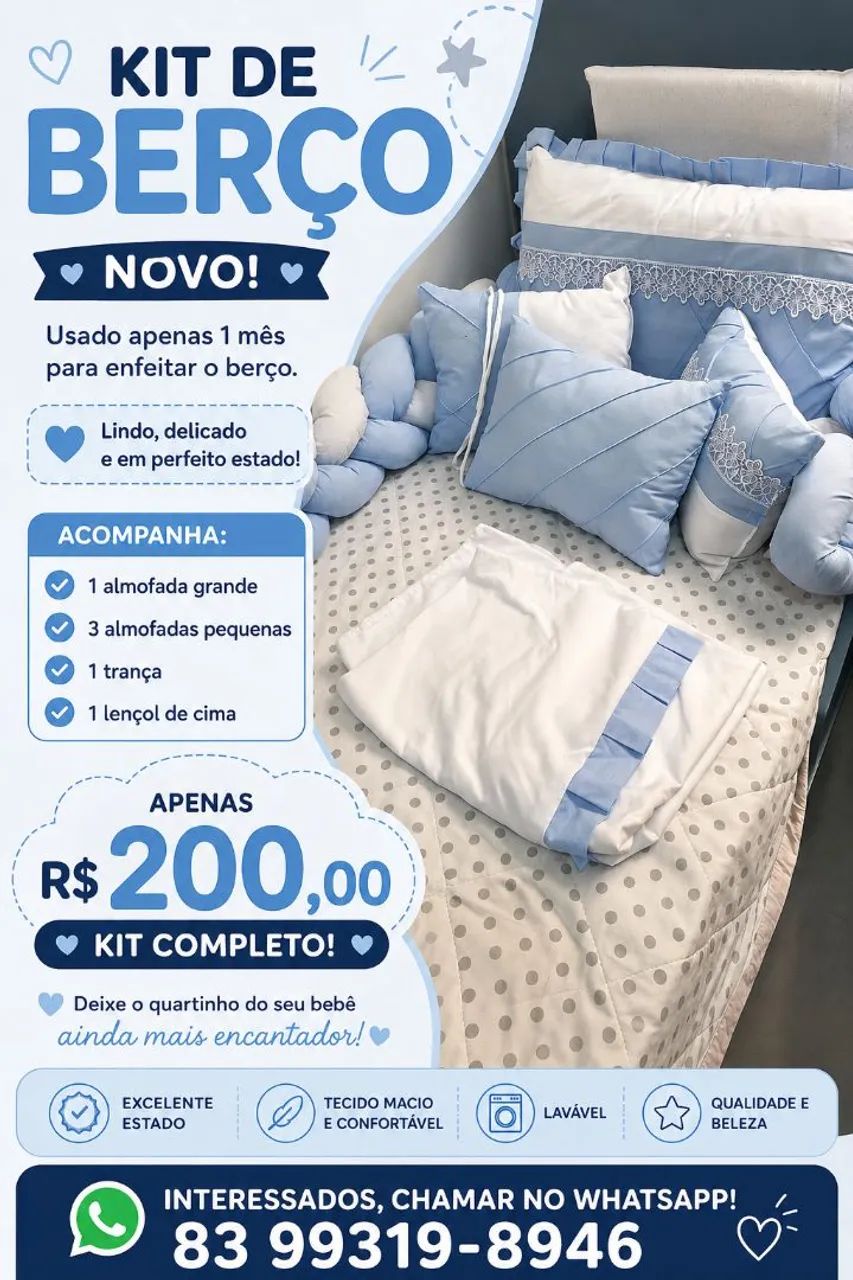 Kit de berço 