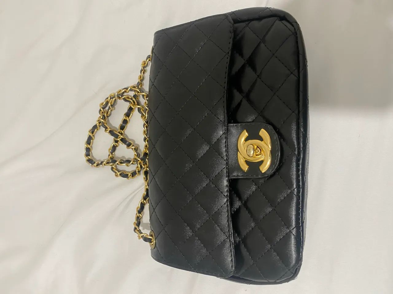 Bolsa preta metalassê  - Foto 5