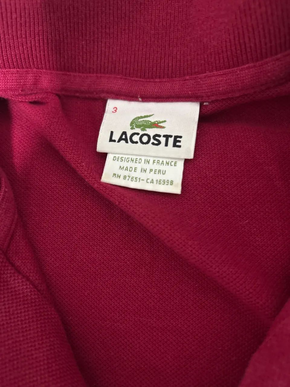 Polo lacoste vermelha - Foto 3