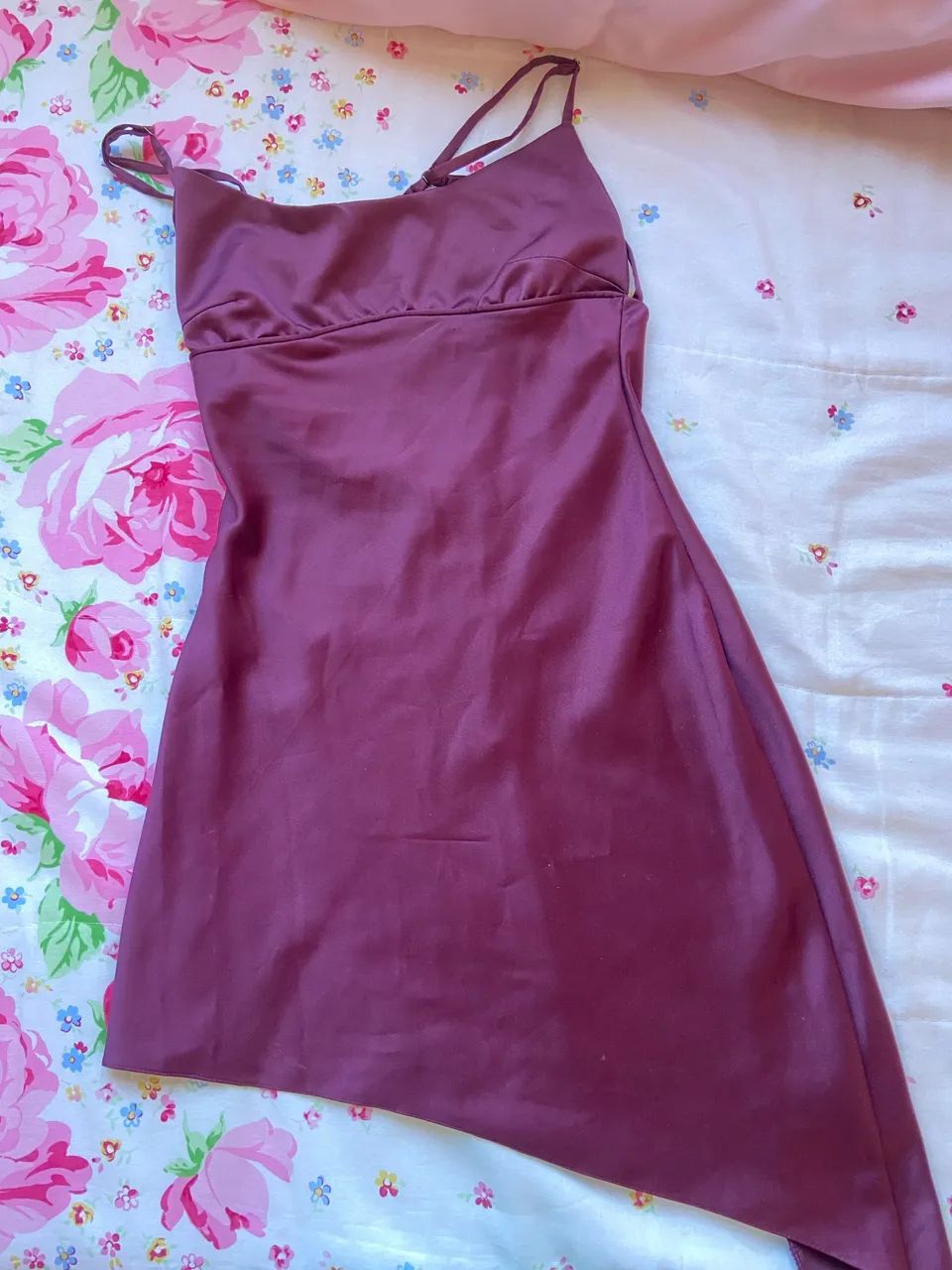 Vestido vinho - Foto 3