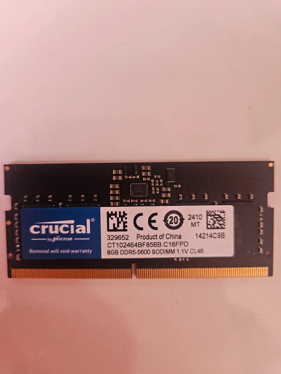 Memória ram ddr5 crucial 5600 8gb notebook - Memória RAM - Alto da