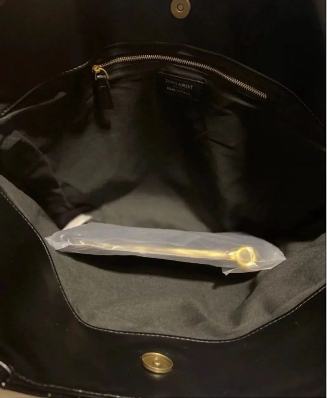 Bolsa shopping Maxi icare em couro de cordeiro com efeito acolchoado  - Foto 4