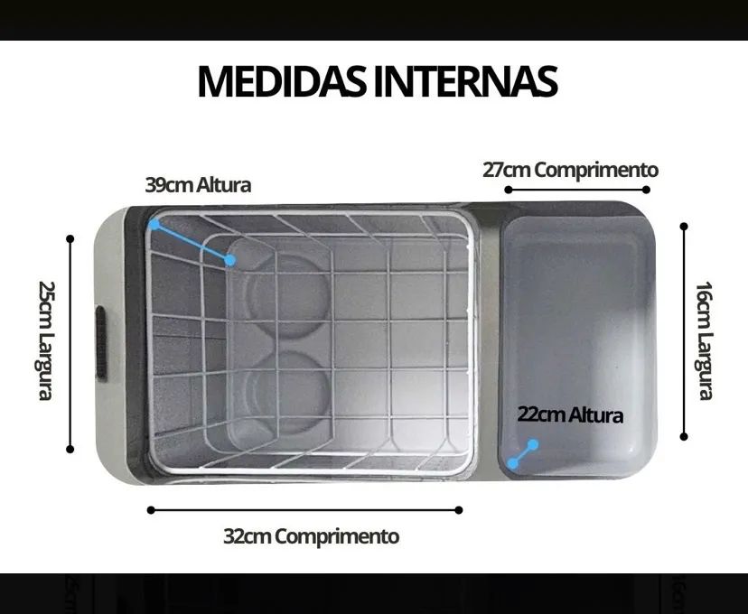 Geladeira Portátil 55l 12v/24v 110v/220v - Foto 5