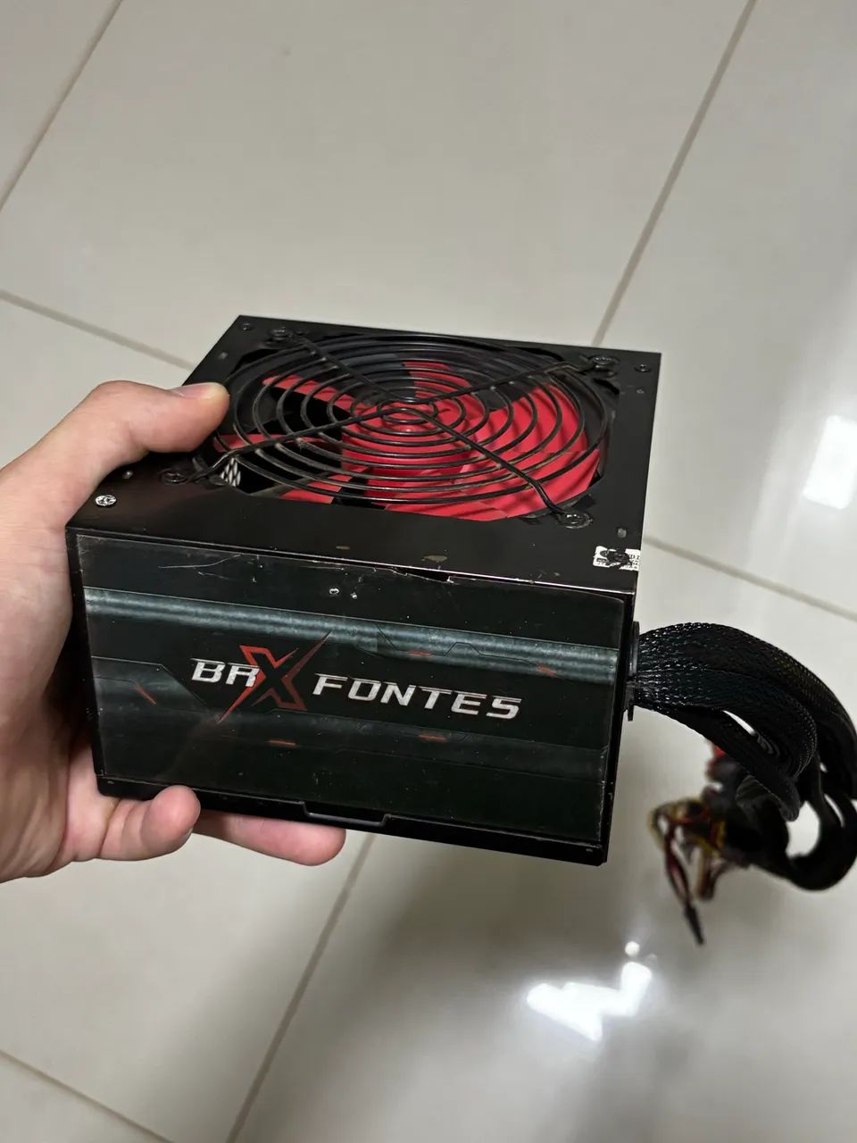 Fonte BRX B-S550 550W ATX para PC (queimada, só arrumar) - Foto 3