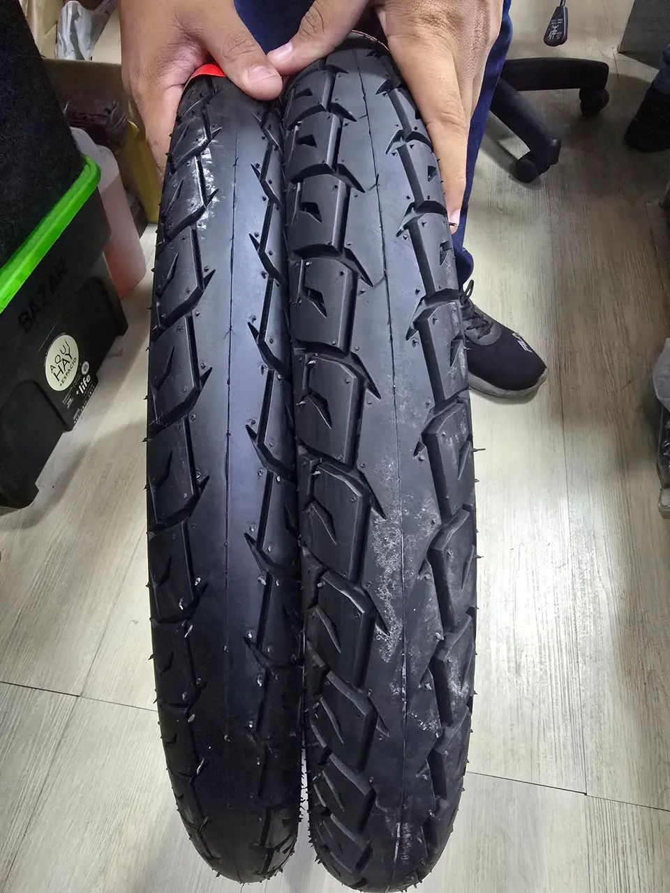 Pneu Moto 90/90R18  80/100R18 Novo  160 150 125 - Foto 6
