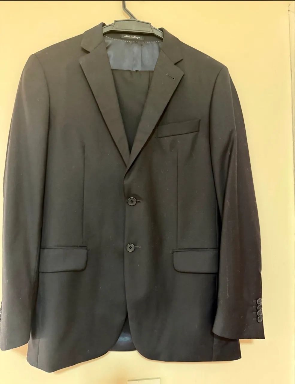 Terno Brooksfield slim, preto