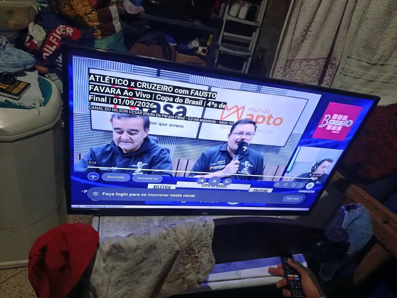 Tv smart 32 com aplicativos rede wi-fi sem fio.  - Foto 2