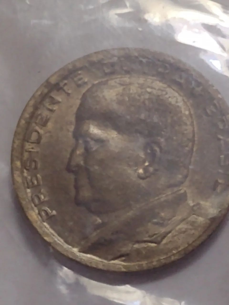 Moeda de 0,50 centavos de 1956 - Foto 2