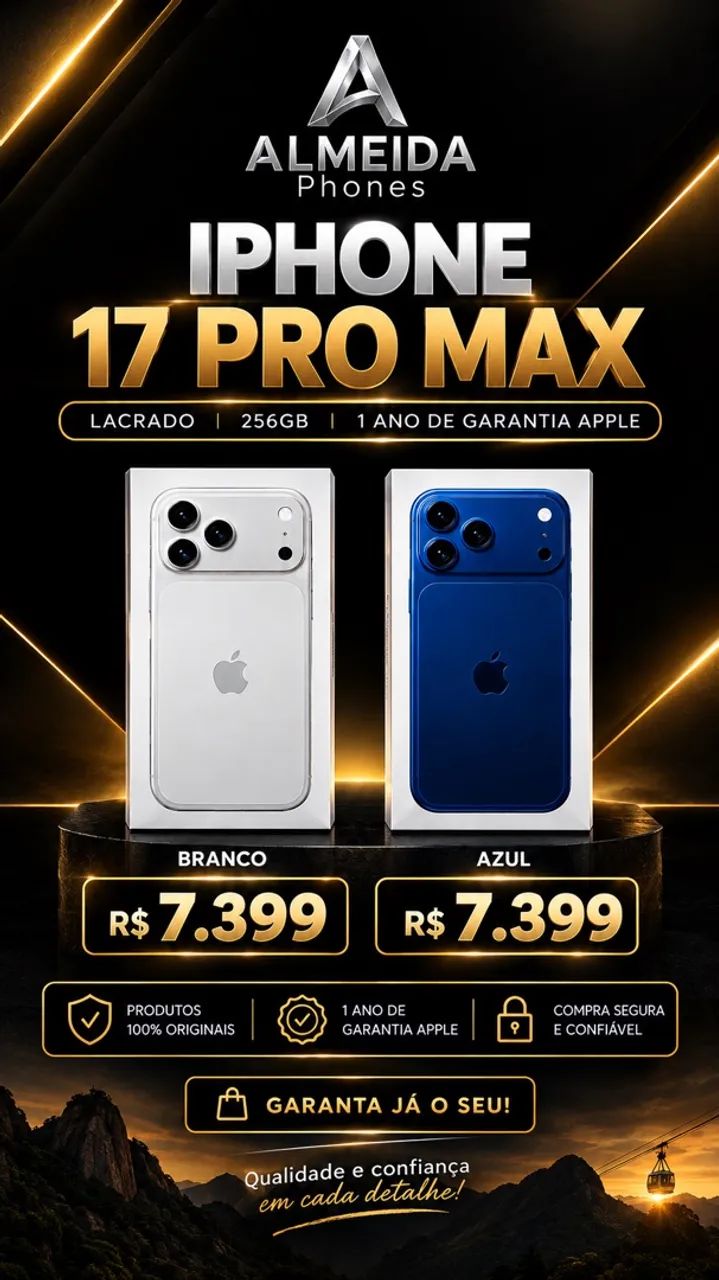 iPhone 17 Pro Max 256 GB Lacrado.
