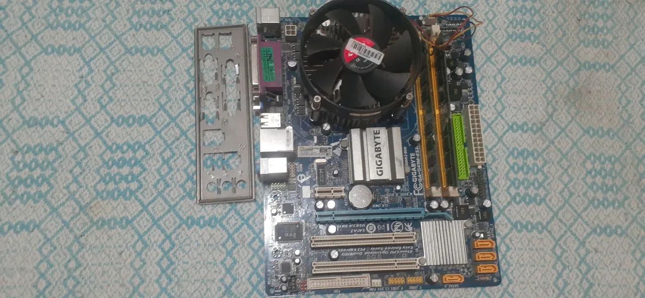 Kit Placa mãe processador core 2 Duo, com 4 Gb RAM  - Foto 3