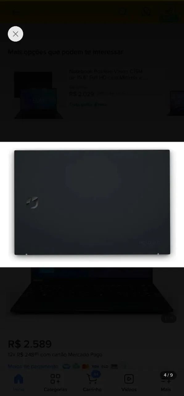Notebook positivo i3 13° 8gb ram 256gb ssd m2 - Foto 3