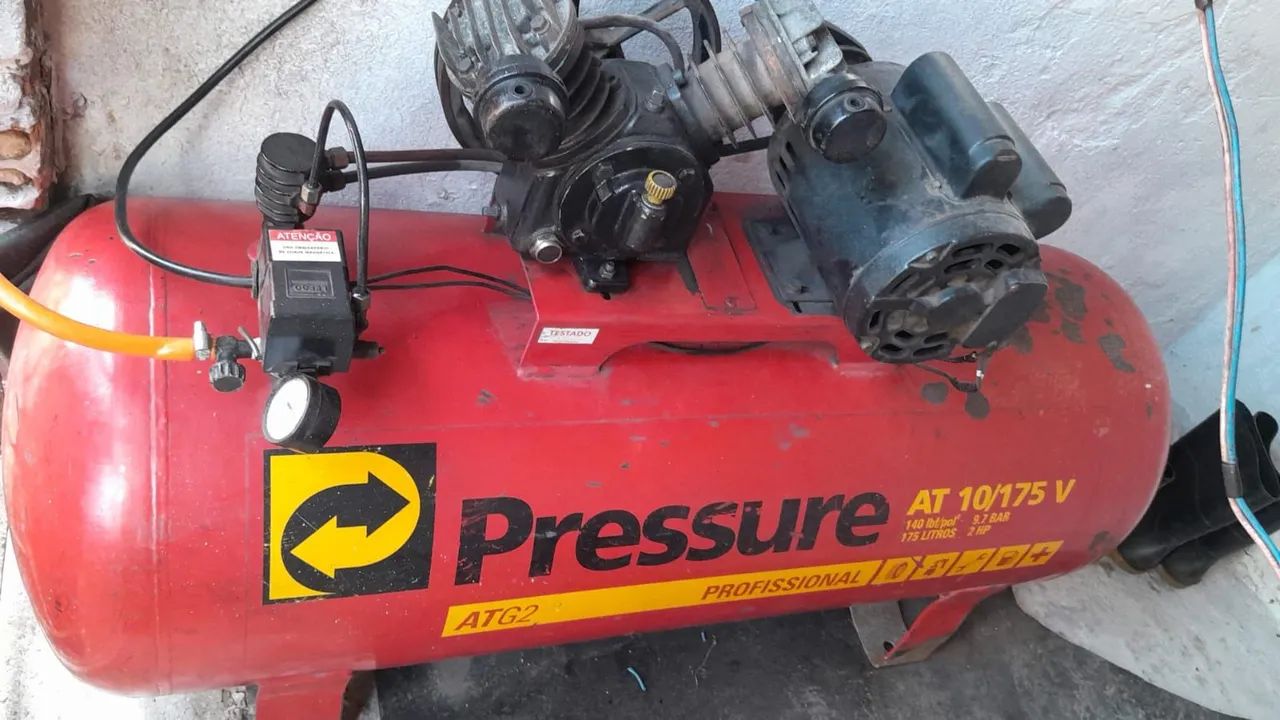 Compressor monofásico 175 litros