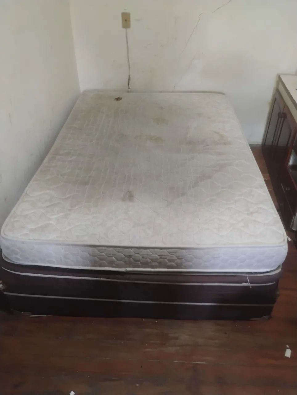 Cama box casal com colchão  - Foto 3