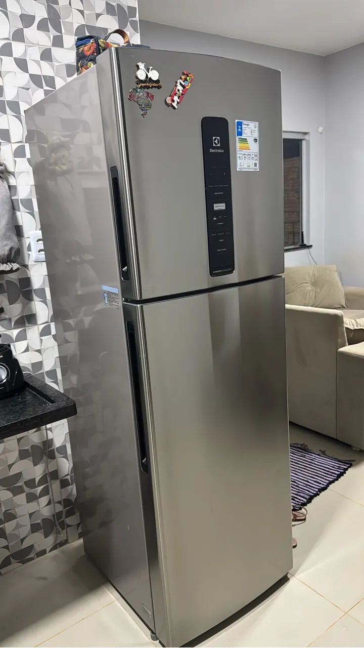 Geladeira inox inverter A+