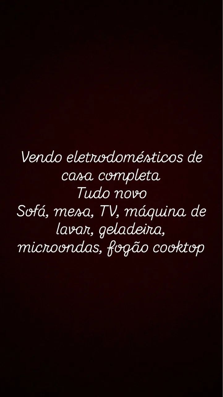 VENDO TUDO PARA DENTRO DE CASA 