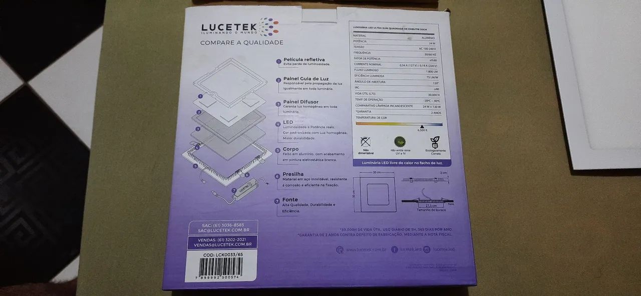 Luminária Led  - Foto 5