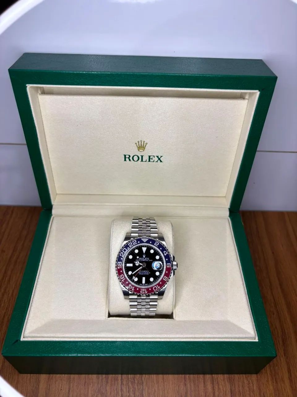 Relógio Rolex GMT master II Pepsi Super clone