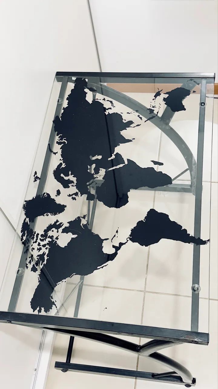Mesa escrevaninha de vidro - Foto 4