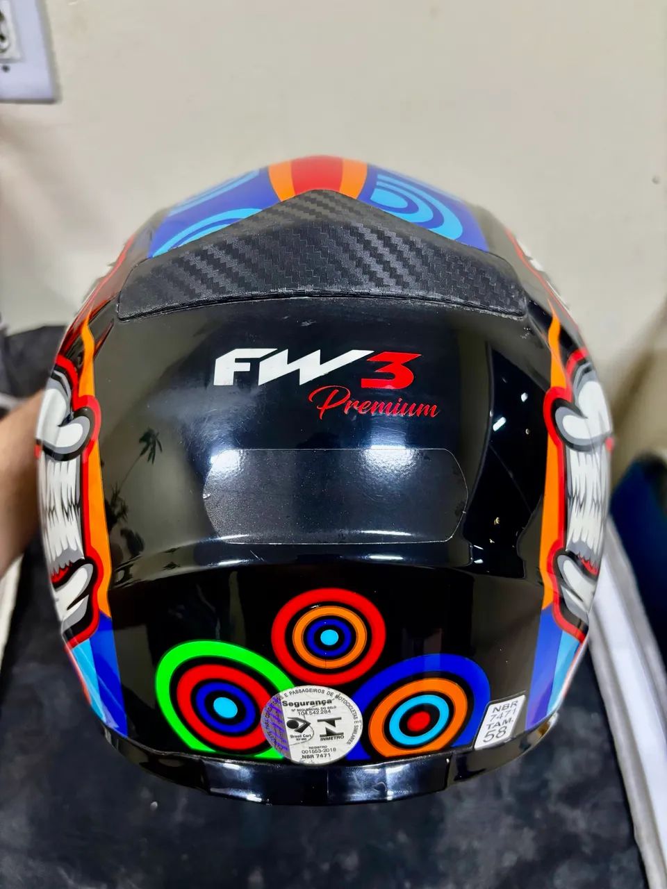 Capacete FW3 GT Turbo Tam 58 - Foto 6