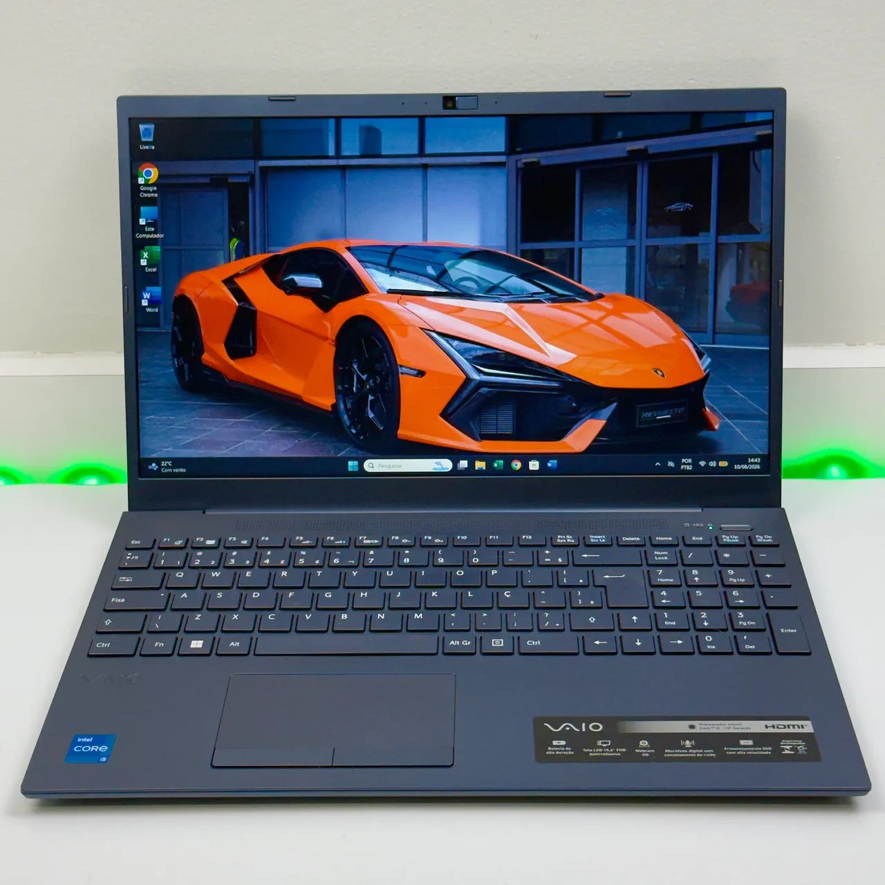 Notebook VAIO: Intel Core i5 12th | 16gb RAM | 256gb SSD | Tela Full HD