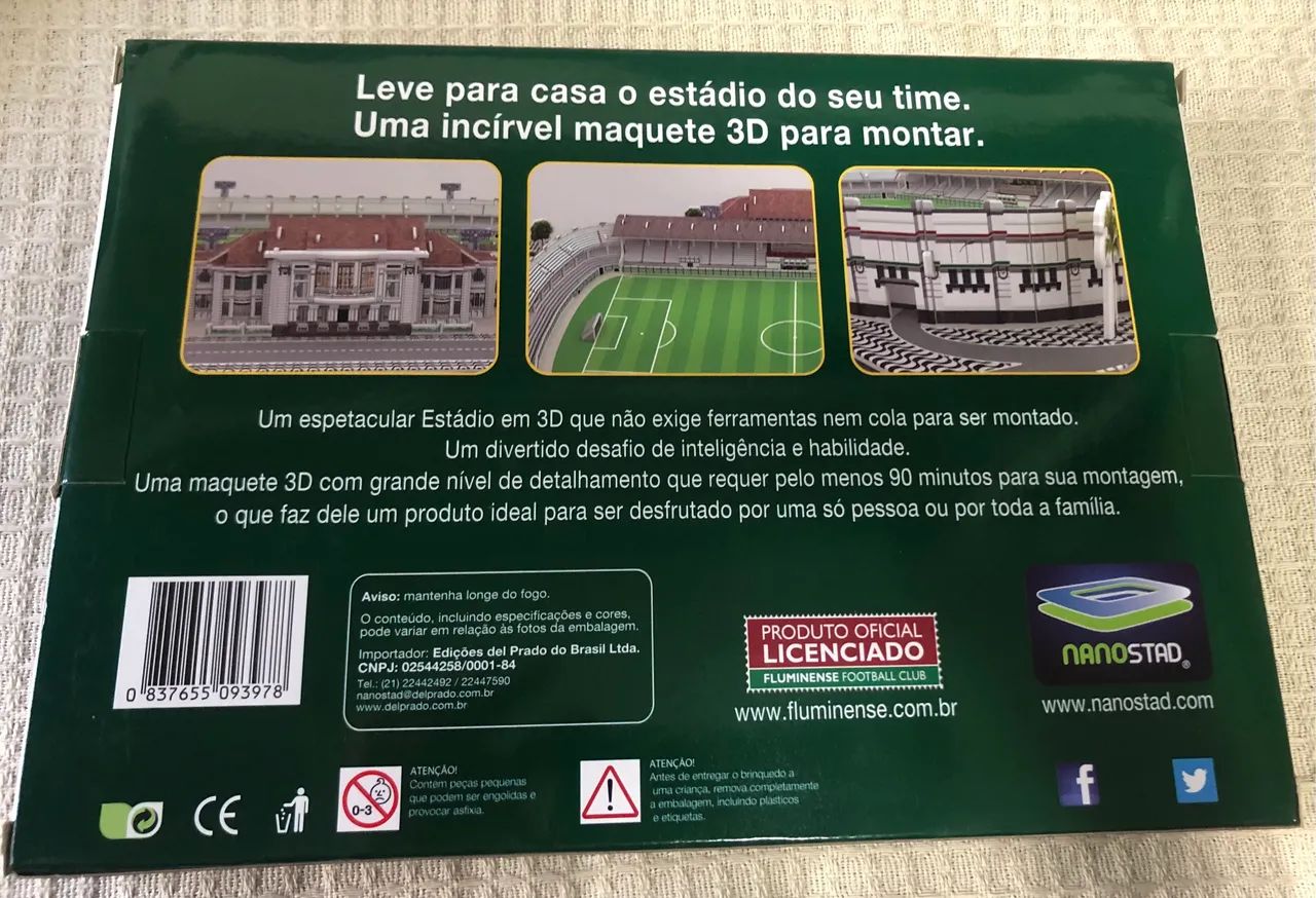 Maquete 3D estádio Laranjeiras oficial do Fluminense  - Foto 2