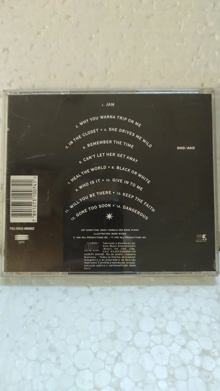 CD. Michael Jackson  - Dangerous - Foto 2