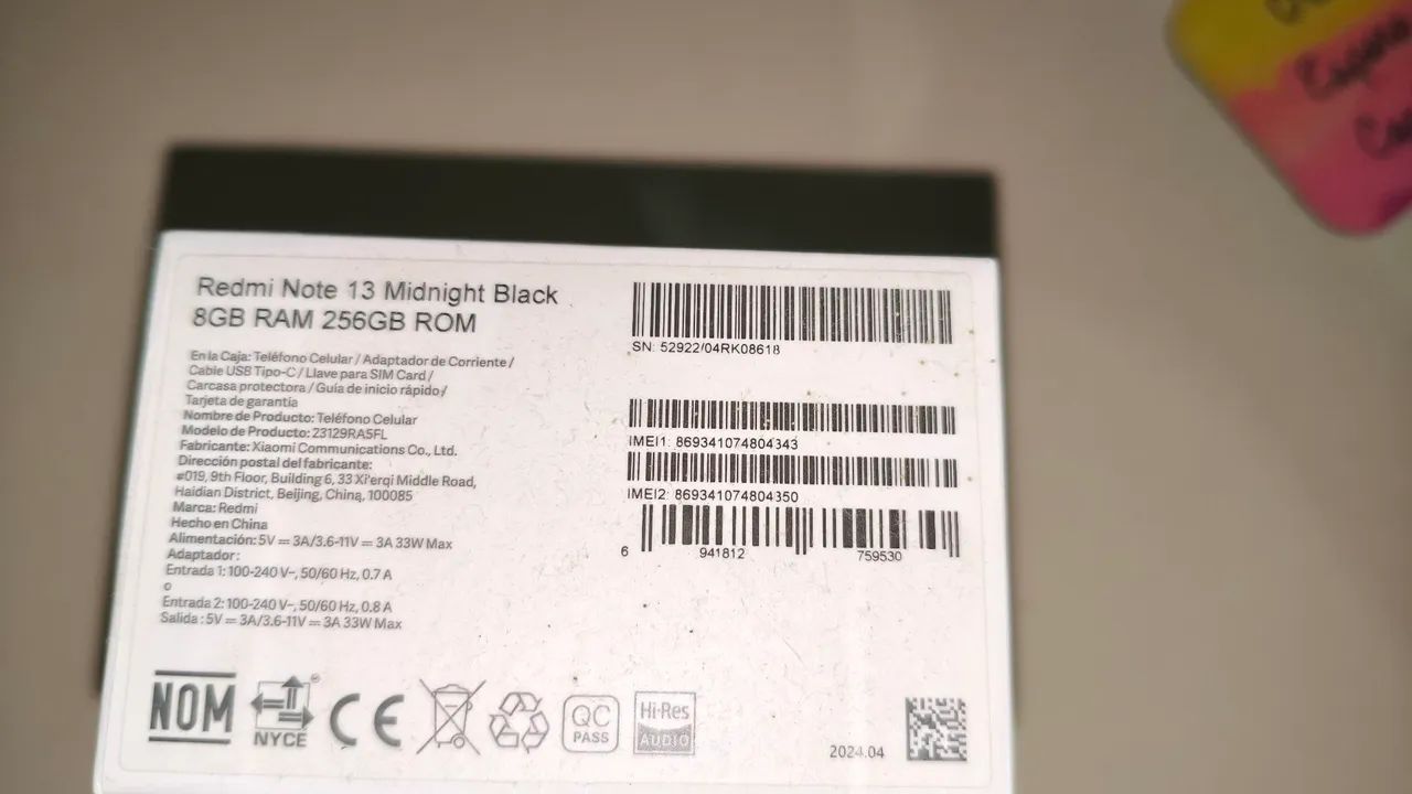 CELULAR REDMI NOTE 13/ 256GB 8RAM - Foto 5