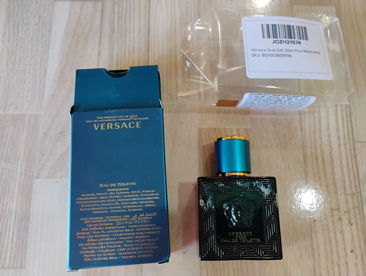 Kit Perfume Versace Eros masculino  - Foto 3