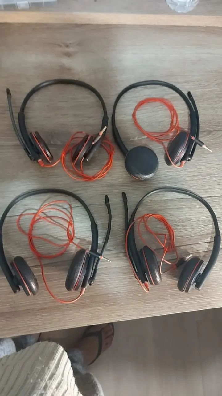 Headset Plantronics Poly Blackwire C3225T - Kit com 4 Unidades - Foto 3
