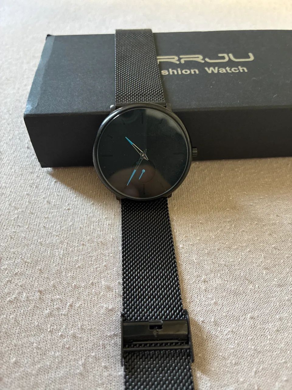 Relógio masculino CRRJU ultra slim - Foto 3