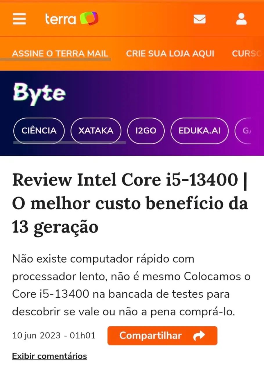 Processador I5 13400 Lga 1700 - - Foto 2