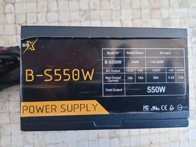 Fonte 550 Watts em Perfeito Estado, apenas 150,00 - Foto 2