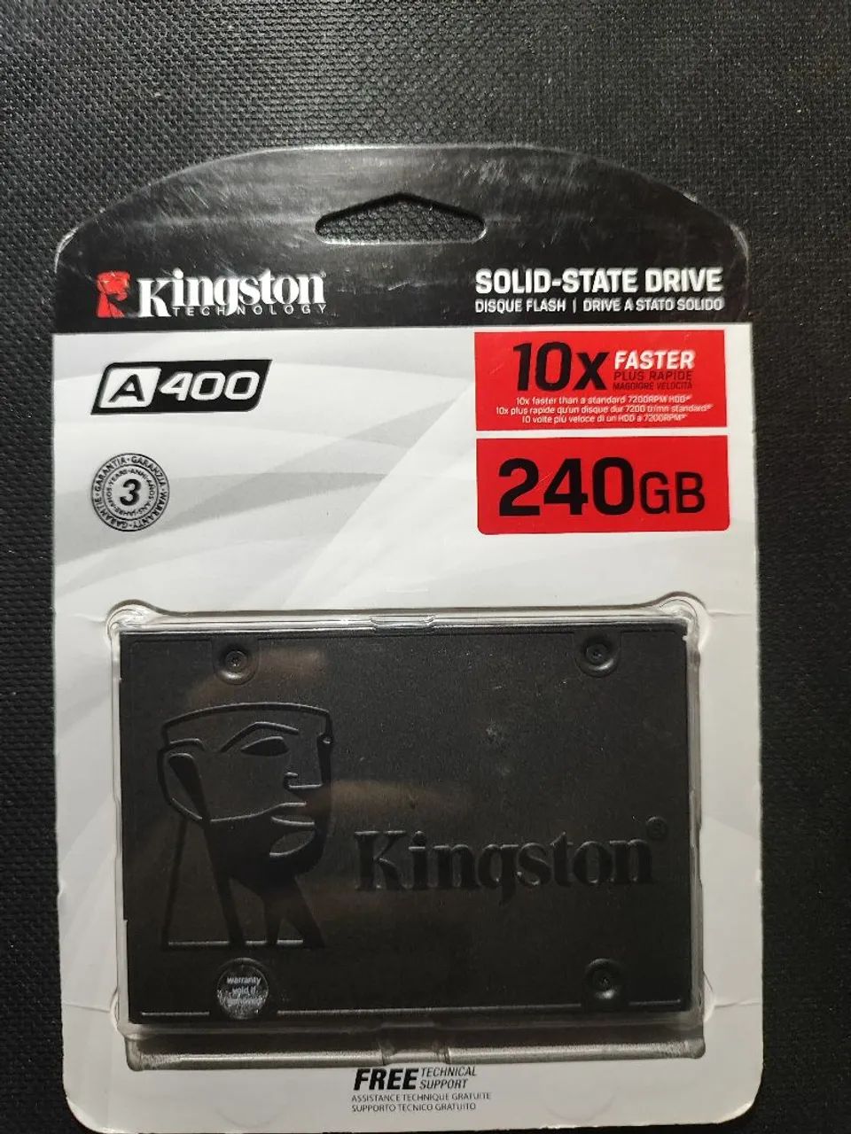 SSD Kingston 240GB NOVO - Alto desempenho e velocidade