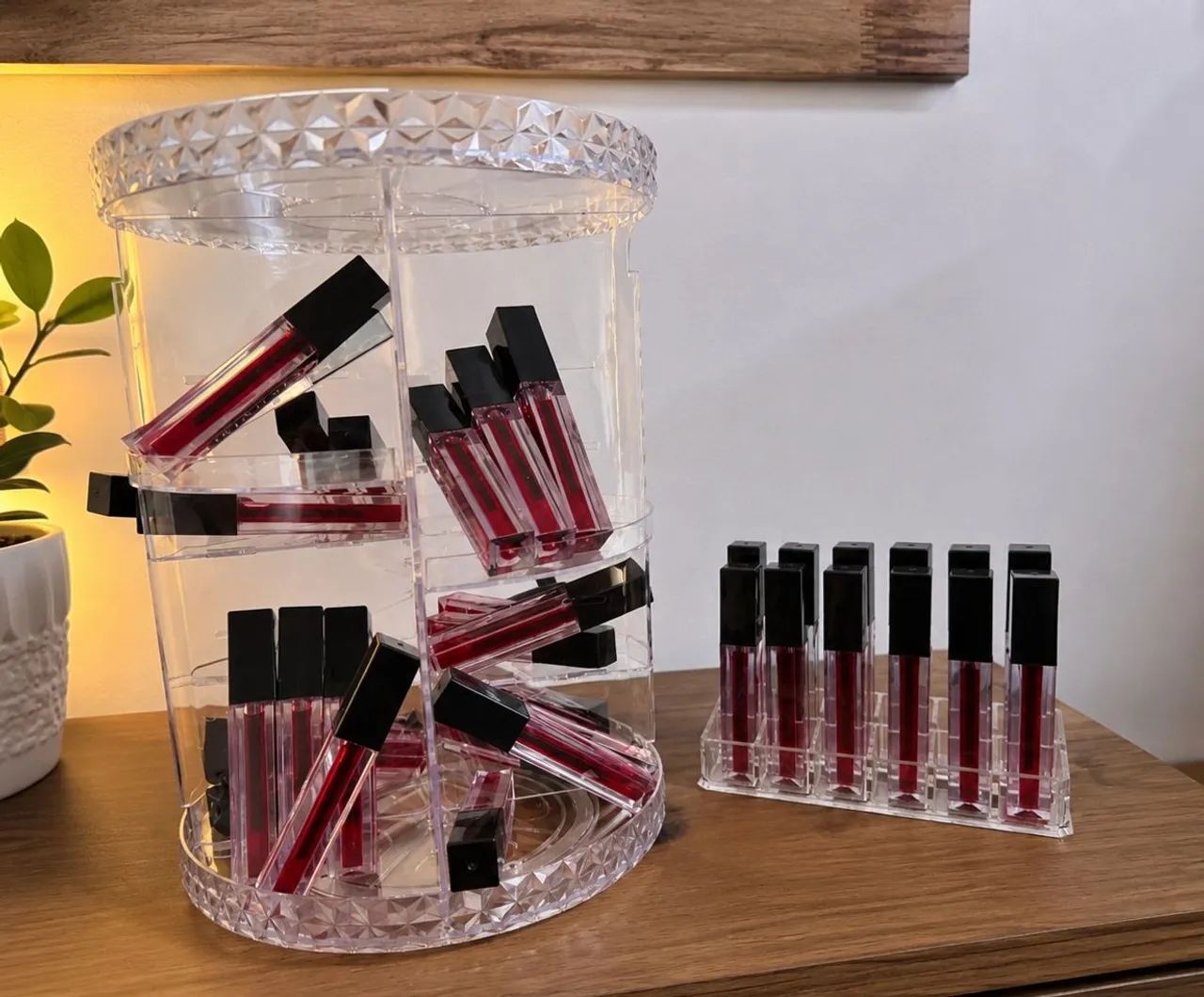Batom Líquido Vermelho cereja Longa Duração + Efeito Blush