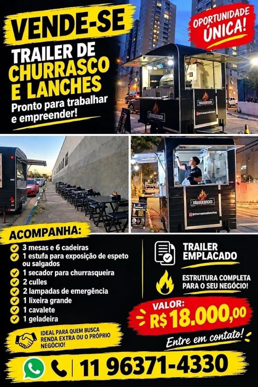 Vende-se Trailer completo 