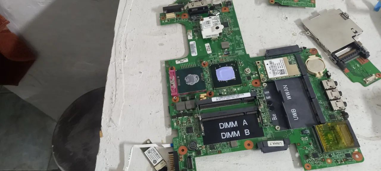 Placa mãe notebook Dell Inspiron 1525 completa