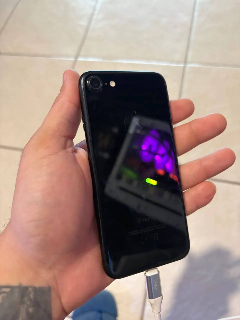 iPhone 7 black piano 32gb - Celulares e Smartphones - Canasvieiras
