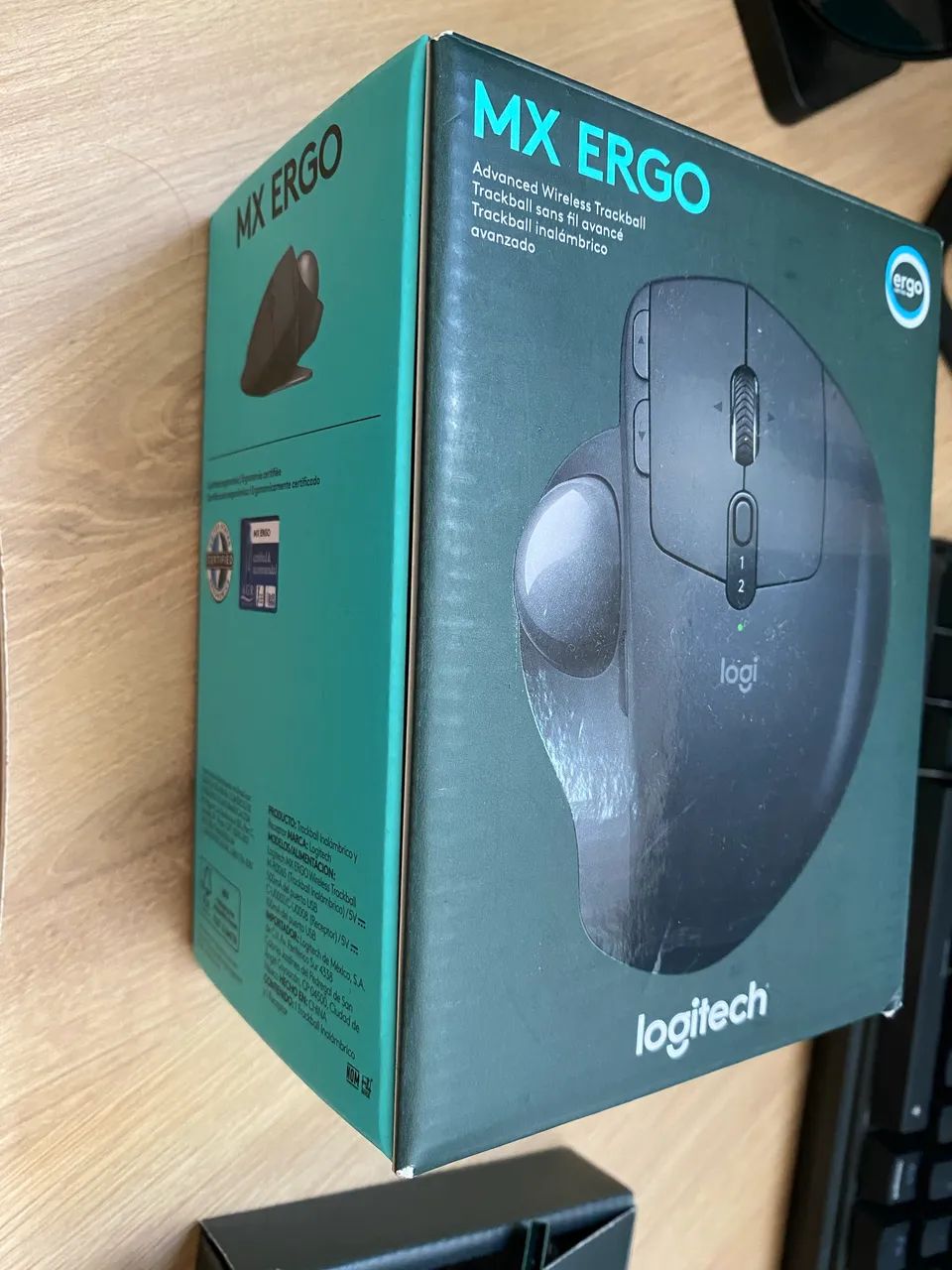 Mouse trackball Logitech mx ergo com defeito  - Foto 4