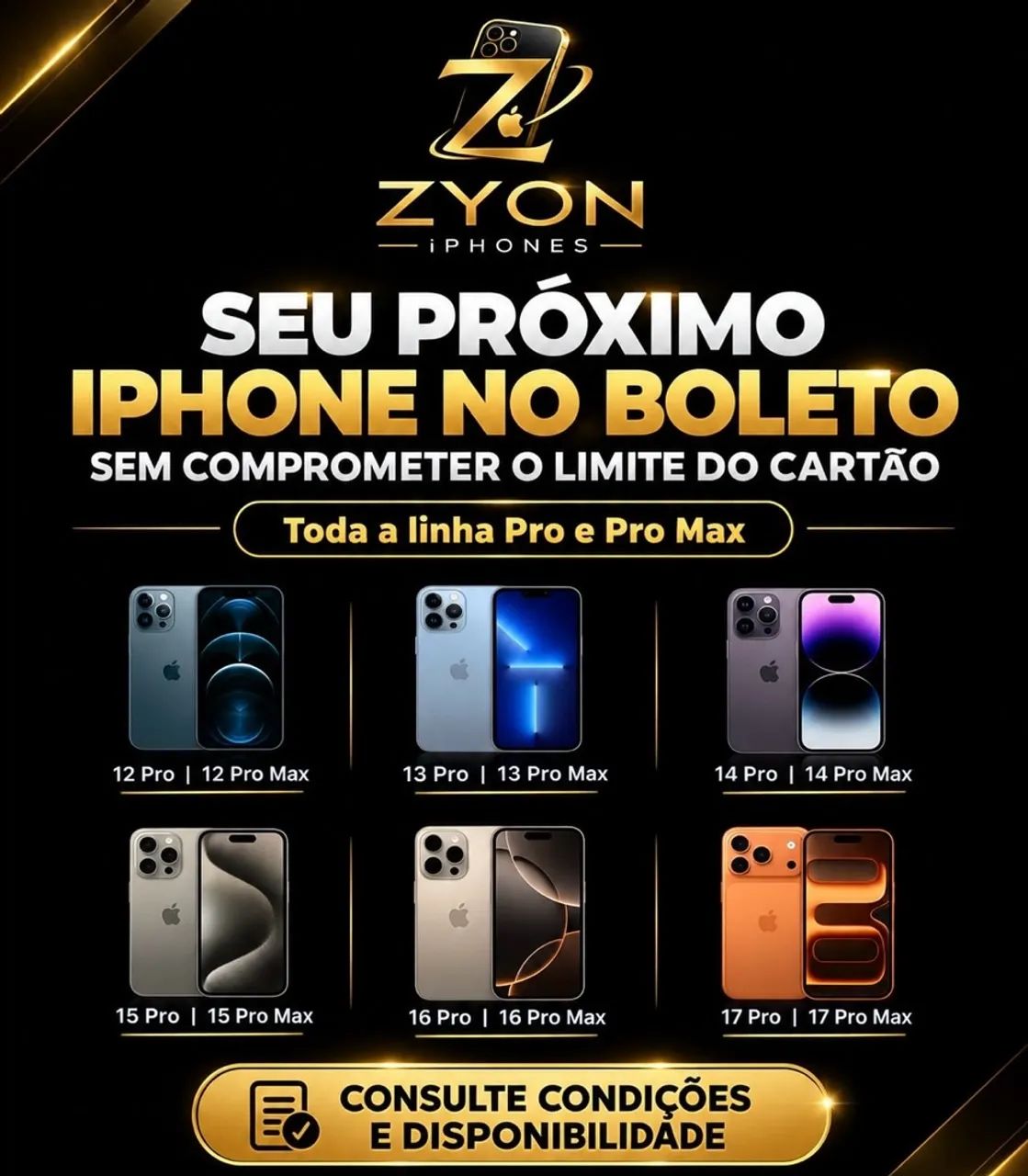 Seu iPhone no Boleto!