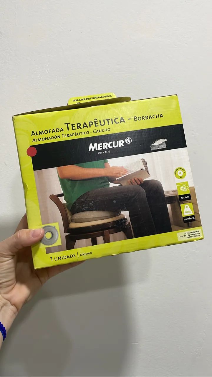 Almofada terapêutica borracha