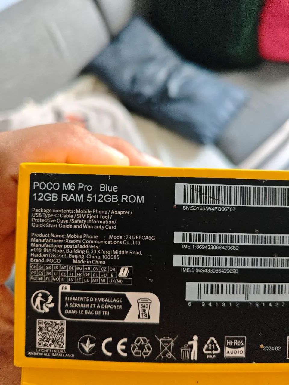 Poco m6 pro 12 ram e 512gb armazenamento  - Foto 3