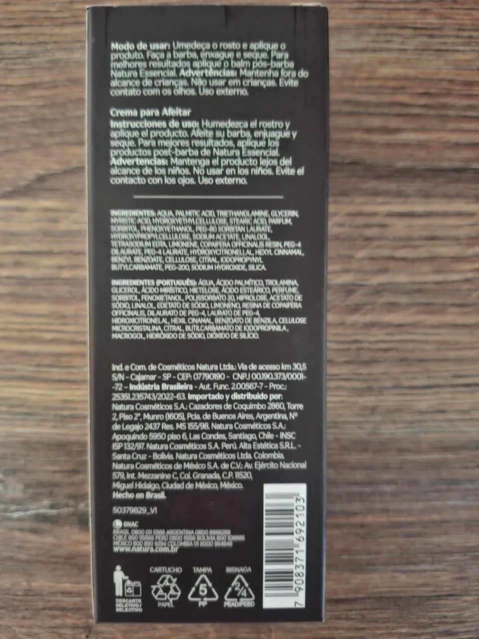 Creme de Barbear Essencial Masculino (75 g) - Foto 2