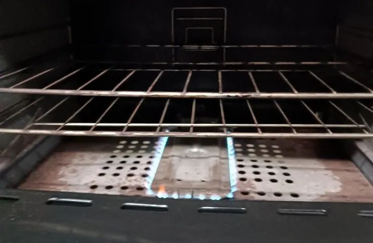 Fogão de embutir 5 bocas e forno funcionando - Foto 4