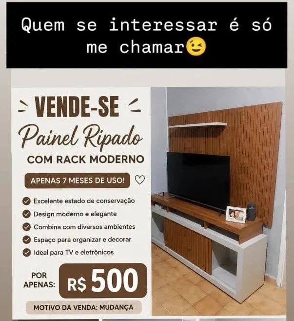 Painel e Rack. 