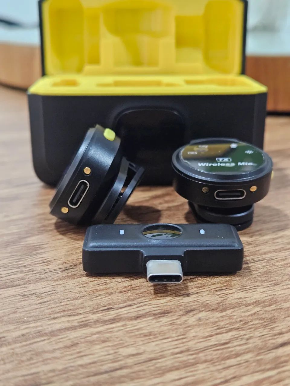 Microfone lapela J6 ímã sem fio - Foto 3