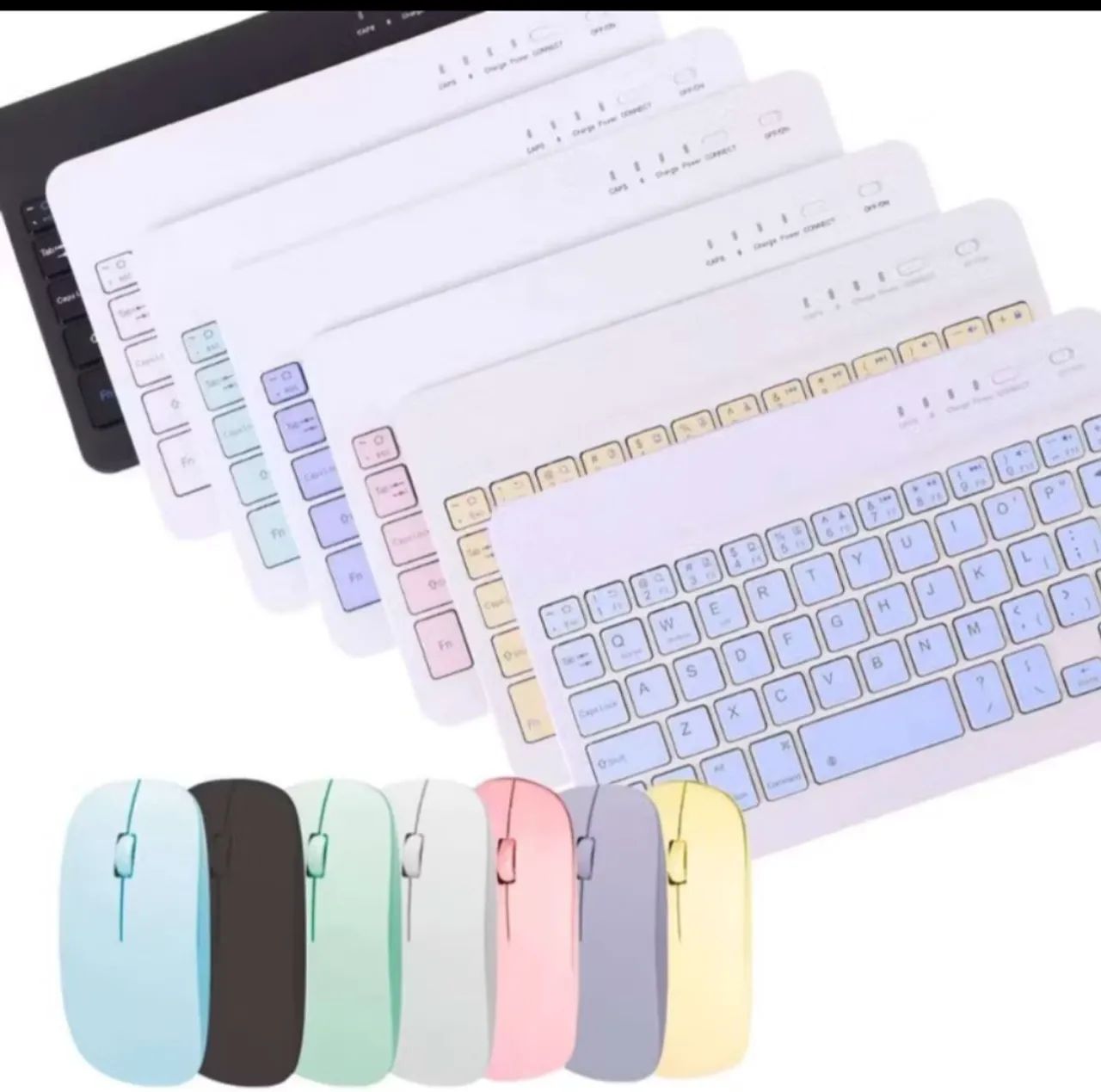 Teclado e mouse bluetooth mini - Foto 2