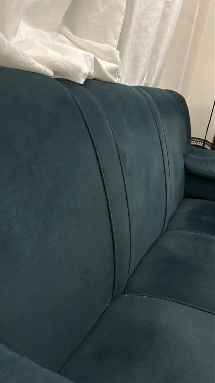 Sofá 3 Lugares Semi Novo - Impermeabilizado e Muito Conservado - Foto 5