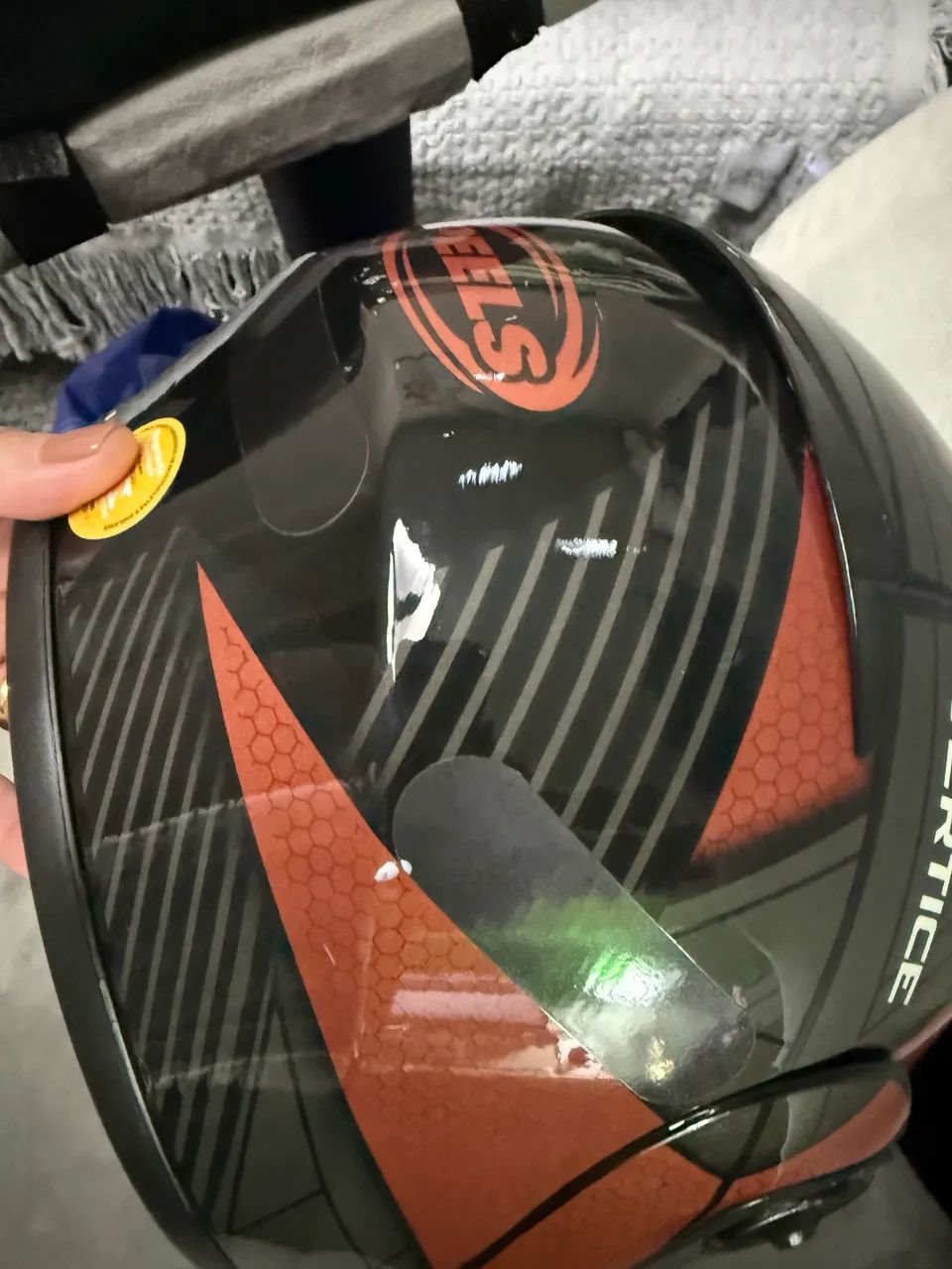 VENDO CAPACETE PEELS VÉRTICE U-RB2 Tamanho 58 - Foto 5