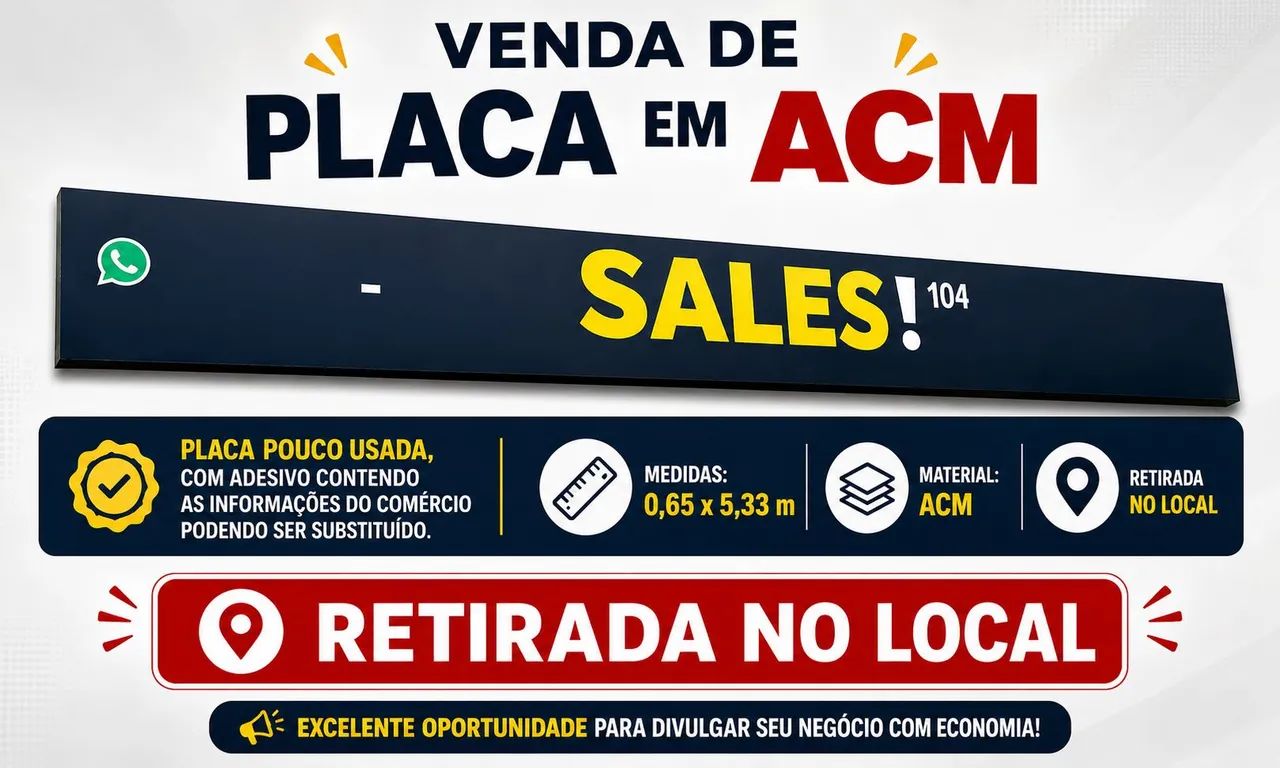 Placa ACM fachada