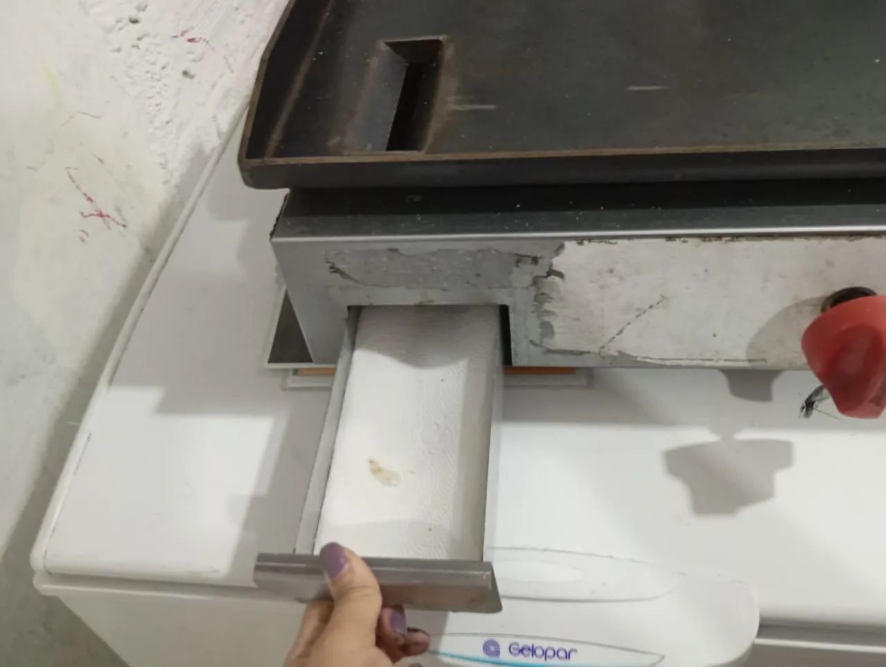 Vendo chapa de lanche grande em ótimo estado  - Foto 3